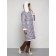 Coat insulated winter female, size 52, color gray