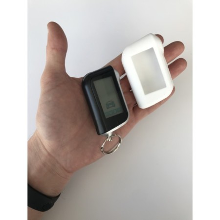 StarLine A93 Back Case, Silicon, White-1