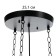 Jolly lamp 4he27 40W Black 40x12x87 cm