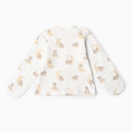 Blouse with closed handles, milk color, height 56 ​​cm-3