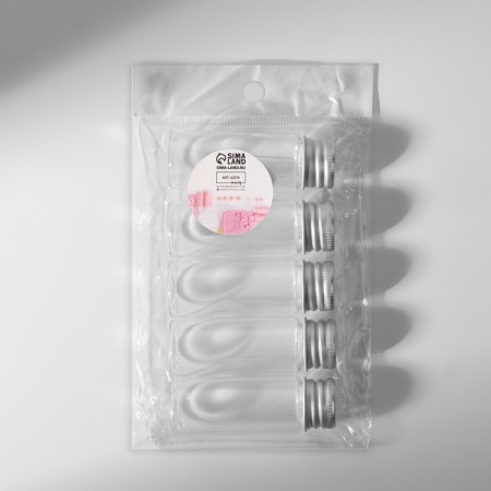 Jars for storing beads d = 2.2 × 6 cm, 5 pcs-4
