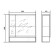 Cabinet "Alaska 60" 15x60x70 cm, brown