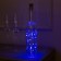 Garland “thread” 2 m dews with a cork, IP44, silver thread, 20 led, blue glow, fixing, solar battery