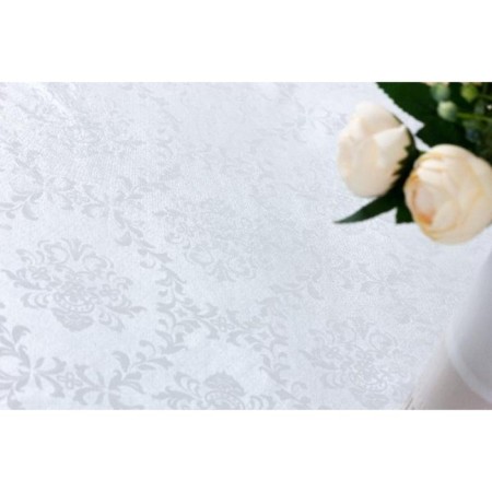 Finished tablecloth Meiwa, d = 178 cm, white color-3