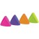 Berlingo Eraser "Arrow", 40x35x10 mm, triangular, thermoplastic rubber