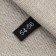 Textile strip "54-56", 5 x 1.1 cm, black color