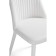 Stool on a metal frame hairdryer r metal/eco -leather, white/white 46x56x91 cm