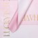 Matteoy film, "watercolor", 57x57 cm, pink