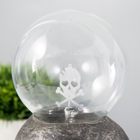 Plasma ball "duet" gray 13x7x17 cm Risalux-8
