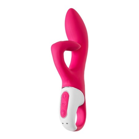 Unrealistic vibrator Satiffyer Embrace Me, silicone, red color-9