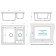 Curler for a kitchen made of Zein 190/Q10, 612x505 mm, rectangular, overflow, light gray color