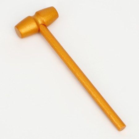 Wooden hammer "Gold" 14 × 2.4 × 3 cm-3