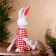 Souvenir "Bunny" hanging paws, wood 70 cm