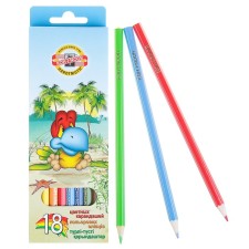 Pencils of 18 flowers KOH-I-NOOR 3553, birds