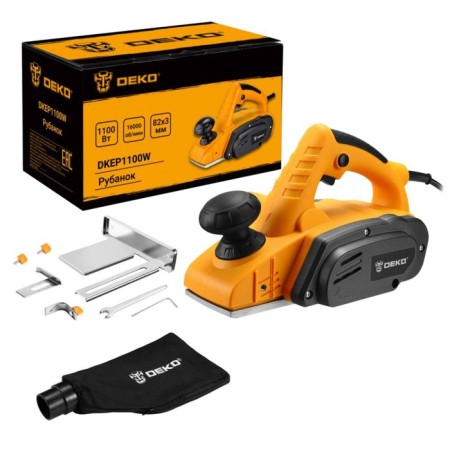 The deko DKEP1100W, 1100 V, 82 mm, 16,000 rpm, strict depth 0-3 mm