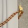 Hook for curtains KS101 CAPPIO, one -rot, color gold, 2 pcs