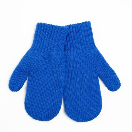 Double mittens, blue color, size 12 (3-6 years)