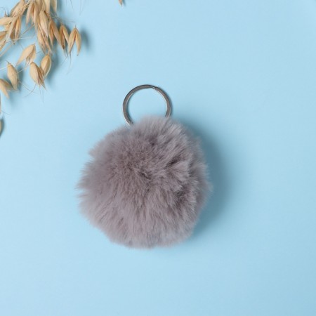 Fluffy on the ring "Hedgehog with a butterfly. I'm not prickly!" D = 8 cm 15x14 cm-4