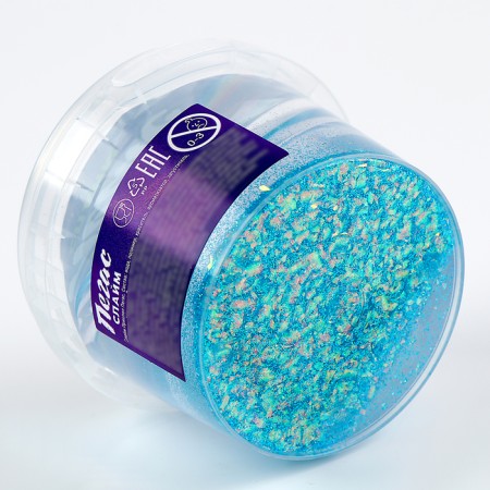 Slime "Pegas" broken glass, blue, 90 g-2