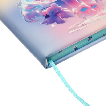 Notebook Gift Book 96l, line, color cut, PVC anime PVC cover (17.7x12.4cm)-4