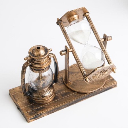 Sanding clock "kerosene", souvenir, 15.5 x 6.5 x 12.5 cm-2