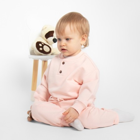 Pants for the baby Minaku: Basic Line Baby, color pink, height 86-92-2