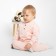 Pants for the baby Minaku: Basic Line Baby, color pink, height 86-92