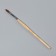 Brush for extensions and design of nails, petal, 19.5 cm, beige color