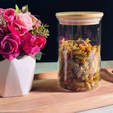 Банка для сыпучих продуктов Lenardi, стекло, 0.9 л