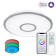 Smart Citilux lamp CL703A40G, 46.5x46.5x7.5 cm, 1x40W, LED, Gray color.