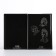 Gift set: 2 covers for passport, black/gray color