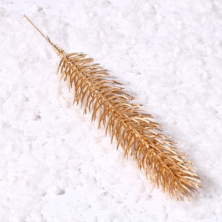 Decor "spray spruce gold", set 2 pcs., Size 1 pc. - 22 × 4 cm-2