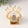 Climber Metal, glass per 1 candle "Golden Flame" d = 4.5 cm 6.5x10x20 cm