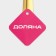 Stainless steel noise, length 25.5 cm, gold color
