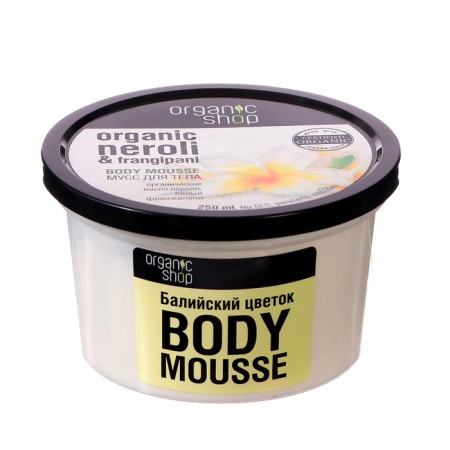 Organic Shop Bali Flower, 250 ml body mousse