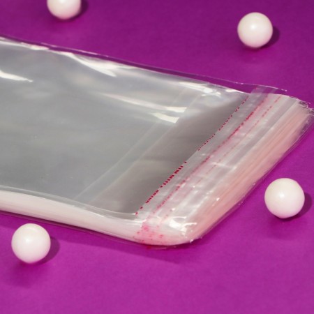 BOPP package with an adhesive valve 10 x 20/4 cm, 25 μm-5
