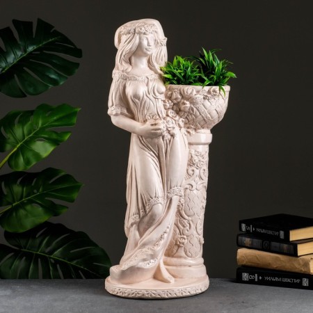 Figure from the Kashpo "Girl at the Column" aged 25x64x30cm-1