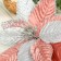 Decor "Winter Flower" 15.5x12 cm, cream
