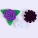 Set for creativity: Decor made of felt and a set of beads "Flower composition"