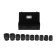 A set of ending heads Wiederkraft WDK-711, shock, 1 ’’, 27-50 mm, CRMO, 10 pcs, case