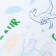 Diamond "Baby I" Dino 100*150 cm, 100% cotton