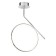 Cell chandelier Mantra Olimpia, Led, 1875lm, 3000k, 510x170x690 mm, chromium color