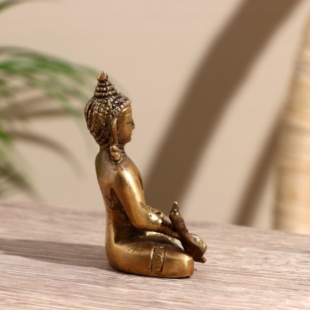 Souvenir "Buddha" brass 7.5 cm-4