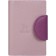 Passport cover on the button, lilac color