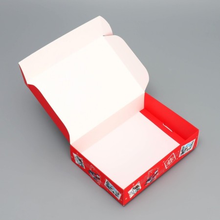 Folding box "New Year's watercolor", 21 x 15 x 5 cm, New Year-2