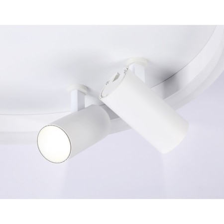 LED ceiling LED with Ambrella Light, Linetech, FL5112, LED, 43 W, 3225LUM, 3000-6400K, White Color.-6