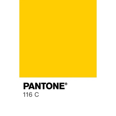 Acrylic matte paint in the tube 75ml Calligrata, km014 yellow medium, panton 116s-2