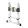 Strengel-ladder Telescopic tundra, folding, aluminum, 1.9 x 1.9 m