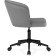 Computer chair Dani Metal/velor, black/dark gray 62x62x80 cm