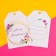 Schildik floristic "wishes", set of 6 pcs., 7 x 5 cm